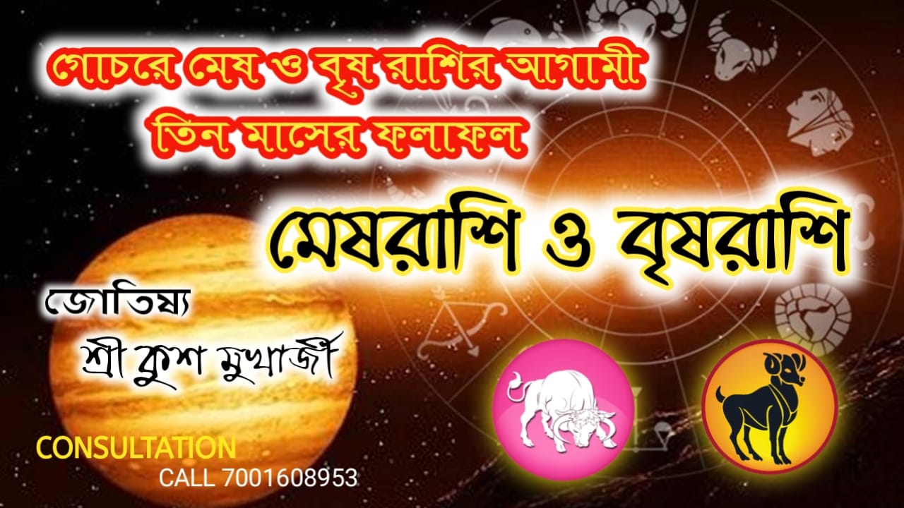 সুপ্রভাত বৃহস্পতির বক্রী গোচরে মেষ ও বৃষ রাশির আগামী তিন মাসের কিছু গুরুত্বপূর্ণ ফলাফল 